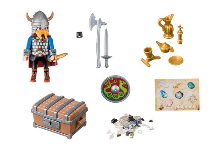 Playmobil - Viking met schat (5371), Kinderen en Baby's, Speelgoed | Playmobil, Zo goed als nieuw, Complete set, Ophalen of Verzenden