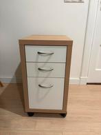 Verrijdbaar ladekastje, Huis en Inrichting, Kasten | Ladekasten, Ophalen, Gebruikt, 50 tot 100 cm, 3 of 4 laden