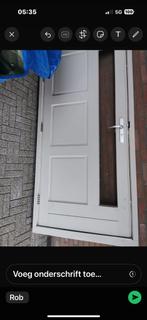 Voordeur kozijn met voordeur, Ophalen of Verzenden, 80 tot 100 cm, Buitendeur, 200 tot 215 cm