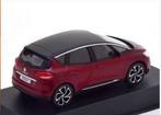 RENAULT SCENIC 2016 ROOD & ZWART SCHAAL 1/43 NOREV 517734, Hobby en Vrije tijd, Modelauto's | 1:43, Verzenden, Nieuw, Auto, Norev