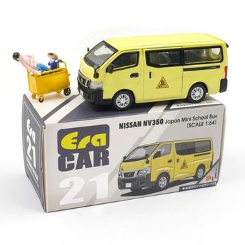 Nissan NV350 van Era Car 1/64 Japan Mini School Bus  beschikbaar voor biedingen