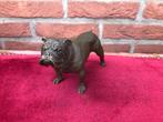 levensecht bronzen beeldje, stoere Engelse bulldog, Antiek en Kunst, Ophalen of Verzenden