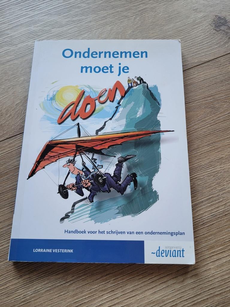 Ondernemen moet je doen - Handboek ondernemingsplan, Ophalen of Verzenden, Zo goed als nieuw, Economie en Marketing, Lorraine Vesterink