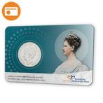 Wilhelmina ½ Gulden 1921 -1930 in coincard, Postzegels en Munten, Munten | Nederland, ½ gulden, Zilver, Ophalen of Verzenden, Koningin Wilhelmina