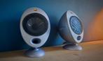 2 x KEF HTS 2001 zilver speakers "KEF eitjes", Audio, Tv en Foto, Luidsprekers, Overige merken, Gebruikt, Ophalen of Verzenden