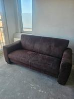 Donkerbruine 2-zitsbank,  stevig en comfortabel, Huis en Inrichting, Tafels | Salontafels, Ophalen, 50 tot 100 cm, Zo goed als nieuw