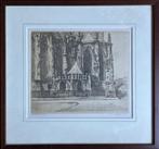 Originele ets van Hendrik de Laat - Gerfkamer Sint-Jan 1928, Antiek en Kunst, Ophalen of Verzenden