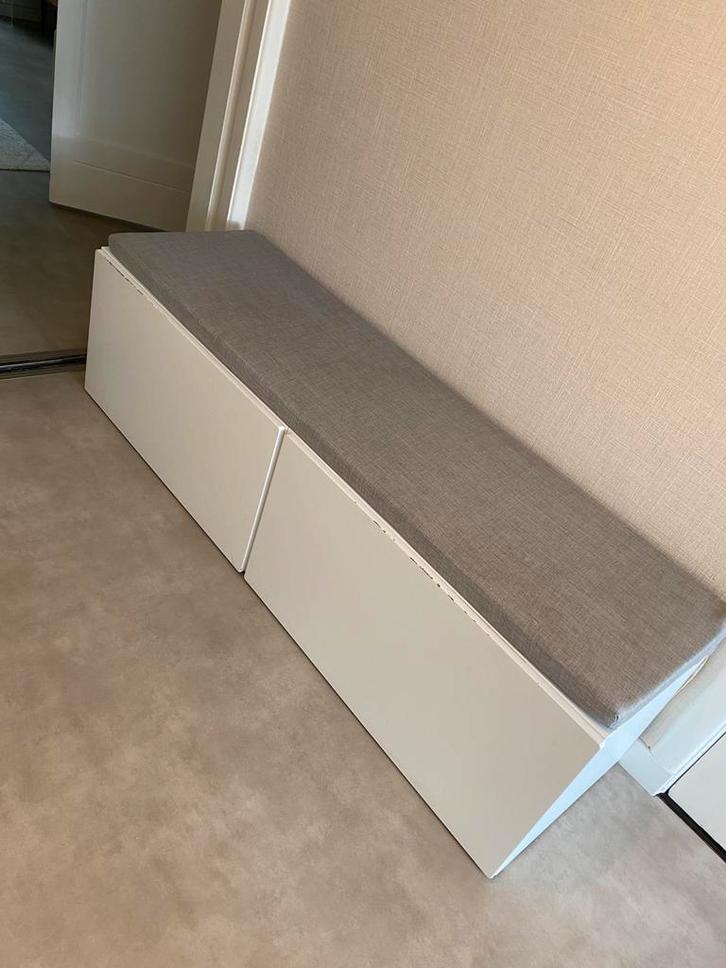 Lage kastbank met lades (2 stuks), Huis en Inrichting, Kasten | Schoenenkasten, Zo goed als nieuw, Ophalen of Verzenden