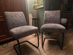 Eetkamerstoelen / Fauteuils - Set van 2 te koop of ruil, Ophalen, Gebruikt, Twee, Metaal