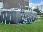 Zwembad Bestway 488x244x122cm, Ophalen, Gebruikt