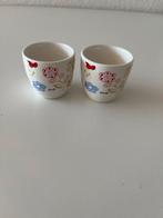 Jet Eierdopjes - Set van 2, Huis en Inrichting, Keuken | Servies, Gebruikt, Keramiek, Overige typen, Ophalen of Verzenden