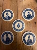 5 keramiek onderzetters Koninklijke Marechaussee in doosje, Ophalen of Verzenden