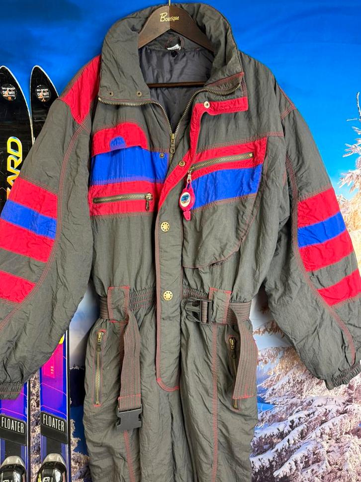 Vintagw Fout Skipak van C&A maat 52 - 54 / L, Kleding | Heren, Wintersportkleding, Zo goed als nieuw, Pak, Maat 52/54 (L), Ophalen of Verzenden