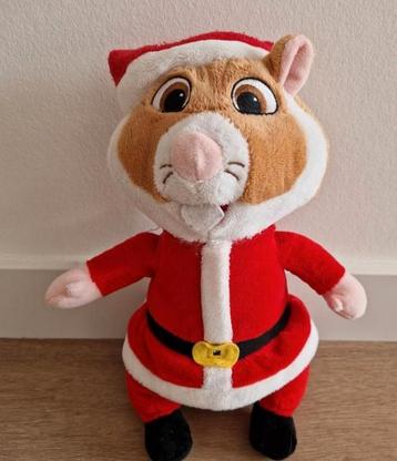 Knuffel AH hamster kerst kerstman pak rood wit K7156 beschikbaar voor biedingen