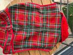 Rood geruite hondenjas 39cm, Ophalen of Verzenden, Zo goed als nieuw, Hondenjas