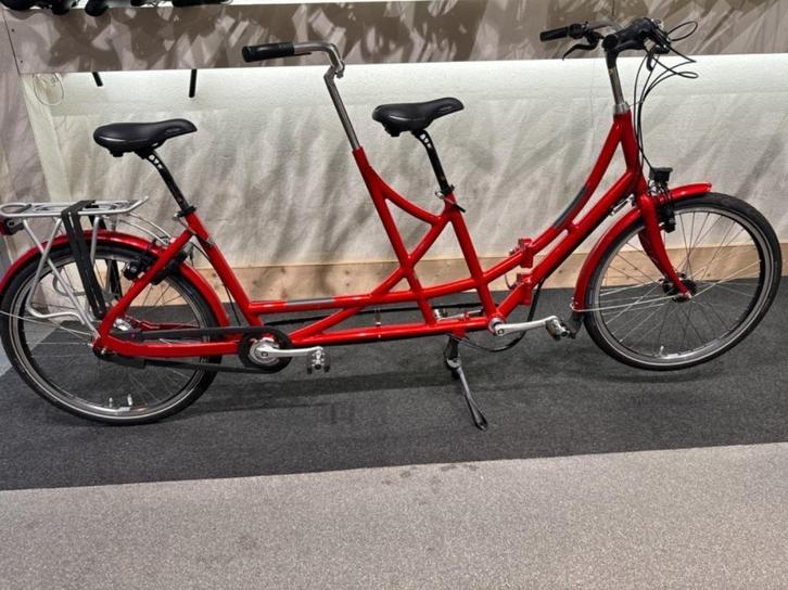 Azor Vouwtandem 26'', Rohlof 14, Sparkle red, Fietsen en Brommers, Fietsen | Tandems, Nieuw, 10 tot 15 versnellingen, 55 cm of meer