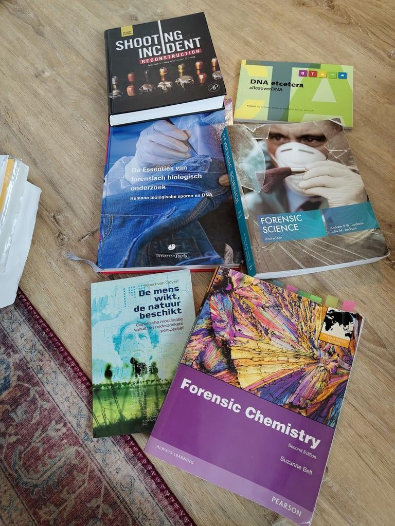 Boeken Forensic Science, zowel NL and ENG, Ophalen of Verzenden, Beta, WO