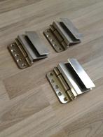 Beslag rvs hardglas, Doe-het-zelf en Verbouw, Hang- en Sluitwerk, Ophalen of Verzenden, Zo goed als nieuw, Rvs, Klink of Kruk