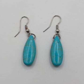 Turquoise oorbellen  beschikbaar voor biedingen