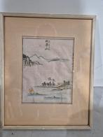 Oude japanse tekening 1776, Antiek en Kunst, Ophalen of Verzenden