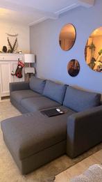 Vimle 3-zits slaapbank met chaise longue - Grijs, Ophalen, 250 tot 300 cm, Zo goed als nieuw, Vierpersoons of meer