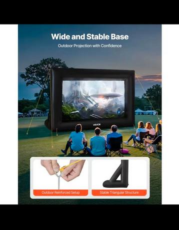 Opblaasbaar Buiten Bioscoopscherm - Filmavonden! beschikbaar voor biedingen