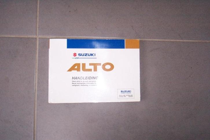Gebruikershandleiding voor SUZUKI ALTO  2004/2009, Auto diversen, Handleidingen en Instructieboekjes, Ophalen of Verzenden