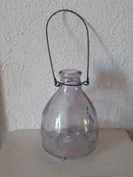 Glazen wespenvanger ,stoer brocante,landelijk, Ophalen of Verzenden