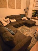 Grote Hoekbank, Huis en Inrichting, Banken | Bankstellen, Ophalen of Verzenden, Gebruikt, Vierpersoons of meer, Stof