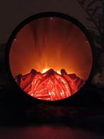 Sfeervol Rond Kacheltje, Ophalen, Gebruikt, Vrijstaande haard, Elektrische haard