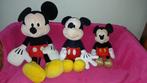 3x MICKEY MOUSE 70 60 en 40cm, Ophalen of Verzenden, Mickey Mouse, Zo goed als nieuw, Knuffel