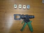 Klauke Hydraulische Perstang met Matrijzen, Doe-het-zelf en Verbouw, Ophalen of Verzenden, Gebruikt