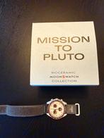 Omega x Swatch Moonswatch Mission to Pluto - Compleet!, Sieraden, Tassen en Uiterlijk, Horloges | Heren, Kunststof, Gebruikt, Polshorloge