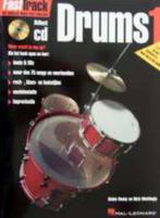 lesboek-Fast Track met cd: Drums 1-fasttrack-aanrader-nl, Muziek en Instrumenten, Bladmuziek, Les of Cursus, Blues, Gebruikt, Ophalen of Verzenden