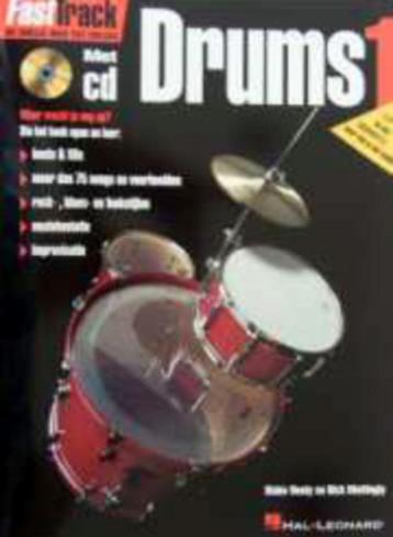 lesboek-Fast Track met cd: Drums 1-fasttrack-aanrader-nl