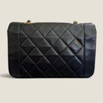 Chanel kleine Diana tas vintage zwart lamsleer, Overige merken, Gebruikt, Zwart, Ophalen of Verzenden
