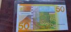 50 gulden EF-Unc biljet 1982 Zonnebloem, Postzegels en Munten, Los biljet, Ophalen of Verzenden, 50 gulden
