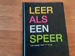 Leer als een speer, Ophalen of Verzenden, Zo goed als nieuw