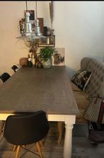 Eettafel met eetbank - gratis!, Huis en Inrichting, Gebruikt, 100 tot 150 cm, Verzenden, Vijf personen of meer