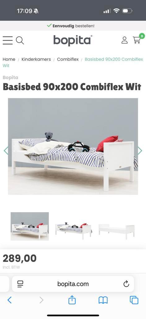 Complete  kinderkamer te koop, Kinderen en Baby's, Kinderkamer | Bedden, Gebruikt, 180 cm of meer, 85 tot 100 cm, Lattenbodem