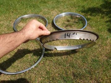 Chrome sierringen 14" inch Volvo diverse modellen 140/240 beschikbaar voor biedingen