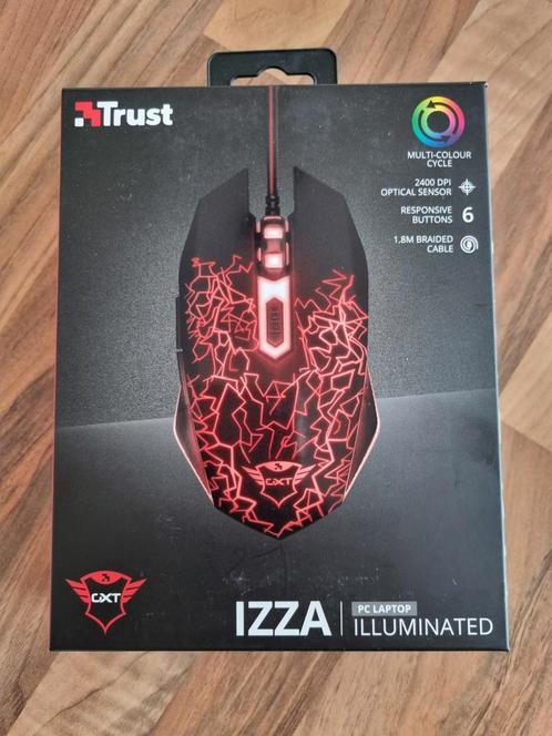 Nieuwe Trust GXT105 Izza gaming muis, Computers en Software, Muizen, Nieuw, Muis, Linkshandig, Rechtshandig, Bedraad, Ergonomisch