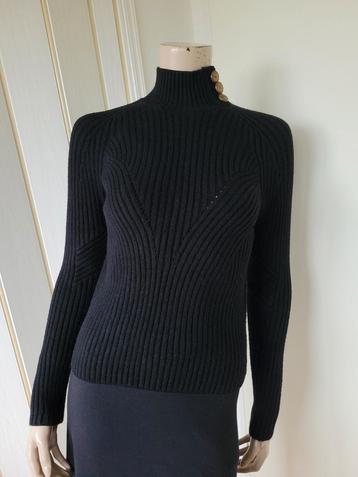 Elisabetta Franchi trui knited col zwart maat 38  beschikbaar voor biedingen