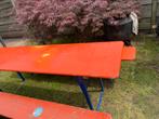 Biertafel, picknicktafel, bierset, te huur, Tuin en Terras, Picknicktafels, Ophalen, Gebruikt, Rechthoekig, Inklapbaar