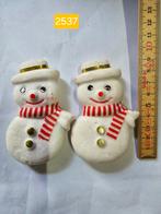 Piepschuim sneeuwmannentjes, Ophalen of Verzenden, Gebruikt