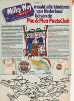 Retro reclame 1978 Milky Way chocolade Pim Pien shirt, Verzamelen, Ophalen of Verzenden, Huis en Inrichting