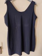 Plus Basics Top Maat 52 Donkerblauw - Nieuw!, Plus Basics, Blauw, Maat 46/48 (XL) of groter, Nieuw