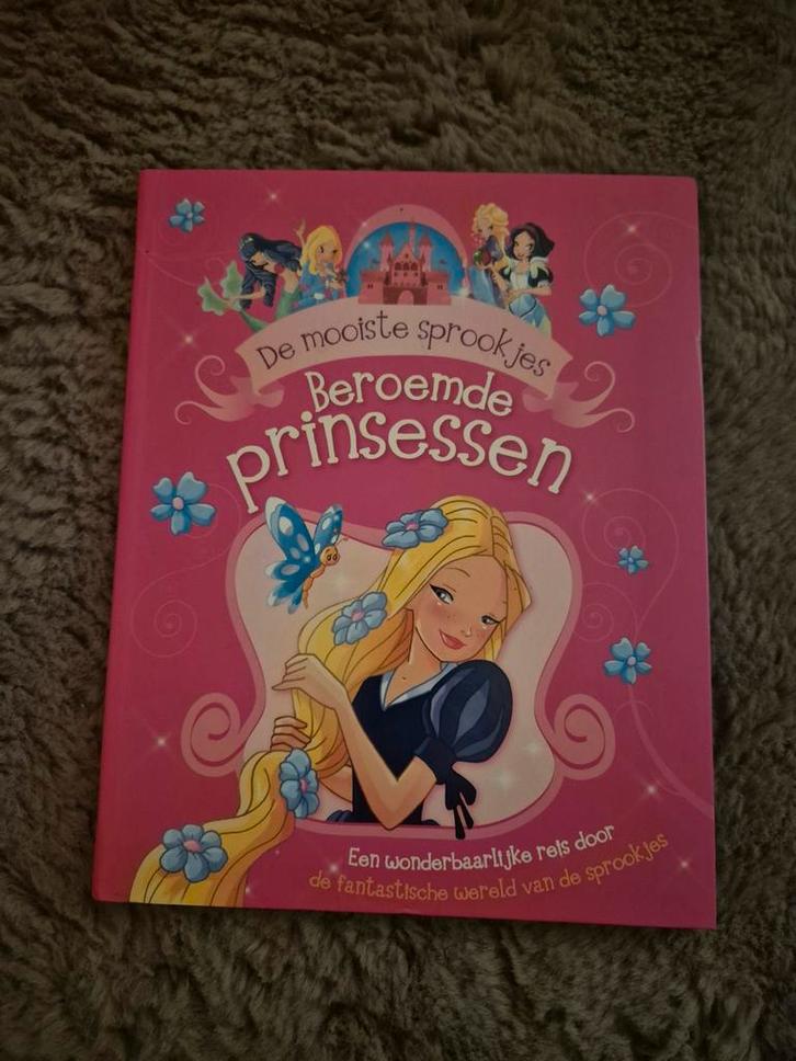 De Mooiste Sprookjes: Beroemde Prinsessen, Boeken, Sprookjes en Fabels, Zo goed als nieuw, Ophalen of Verzenden