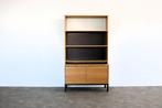 vintage archiefkast | boekenkast | Kinnarps | Zweeds, Gebruikt, Verzenden, ., 50 tot 100 cm