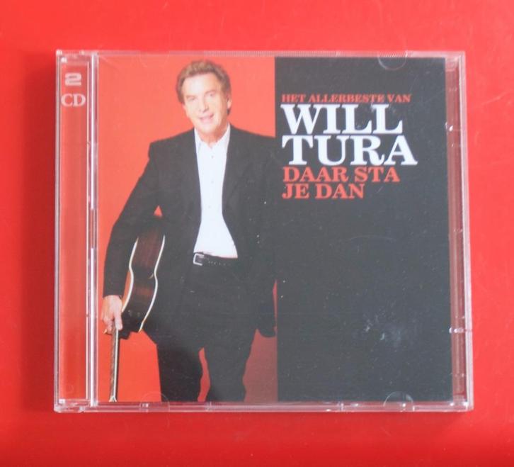 2cd Will Tura Daar sta je dan Het allerbeste van uit 2004, Cd's en Dvd's, Cd's | Schlagers, Gebruikt, Ophalen of Verzenden